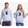 Hanorace pentru cuplu Together Forever Hands 2019 gri
