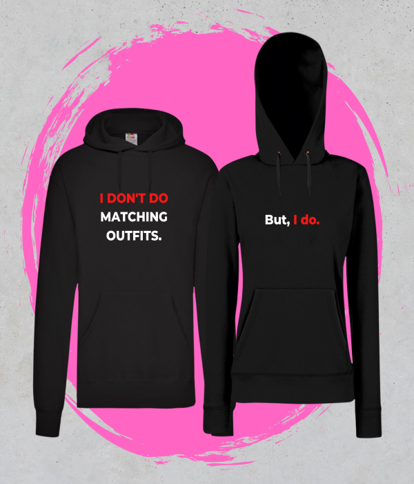 Set hanorace pentru cuplu Matching Outfits