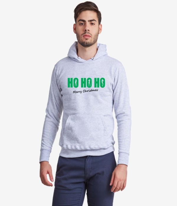 Hanorac de barbat pe gri sau albastru inchis HO-HO-HO Merry Christmas Hanorac de barbat pe gri sau albastru inchis HO-HO-HO Merry Christmas