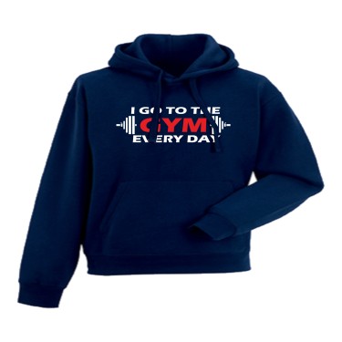 Hanorac pentru Barbati Go to the Gym navy