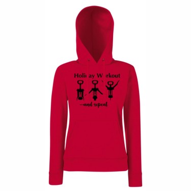 Hanorac de dama pe rosu Holiday Workout Hanorac de dama pe rosu Holiday Workout