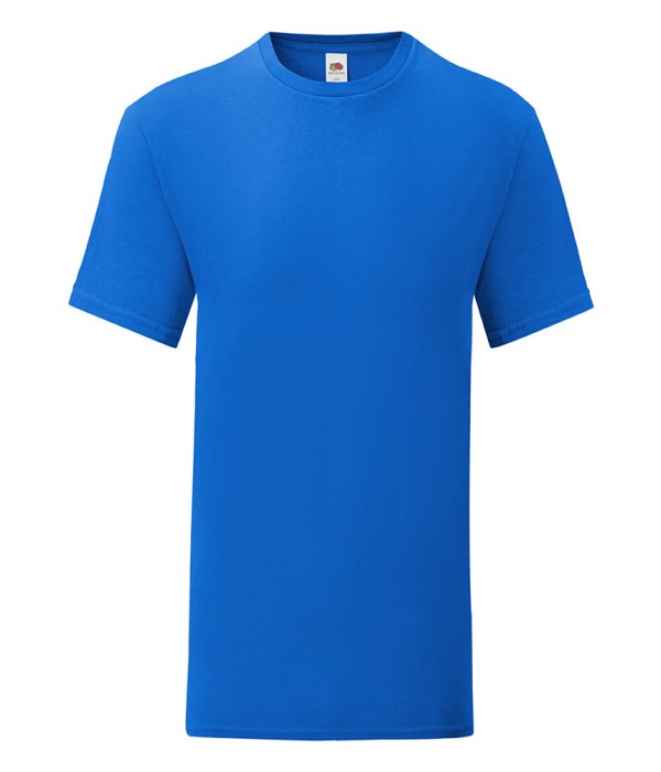Tricou de barbat din 100% bumbac pe albastru Tricou de barbat din 100% bumbac pe albastru