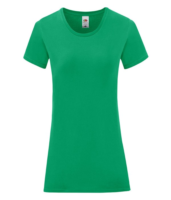 Tricou de dama din 100% bumbac verde Tricou de dama din 100% bumbac verde