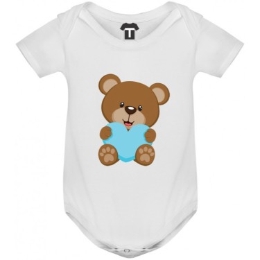 Body bebelusi Bear - Blue Heart