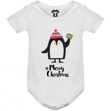 Body bebelusi Merry Christmas Penguin Girl Body bebelusi Merry Christmas Penguin Girl