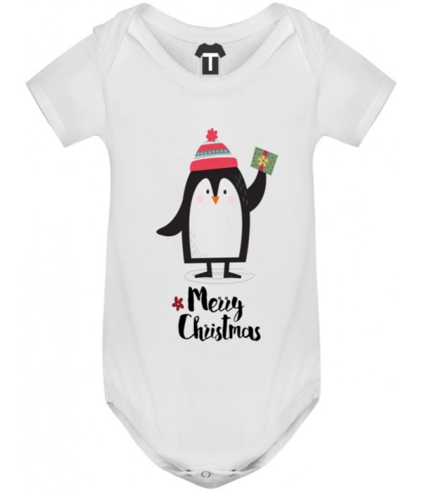 Body bebelusi Merry Christmas Penguin Girl Body bebelusi Merry Christmas Penguin Girl