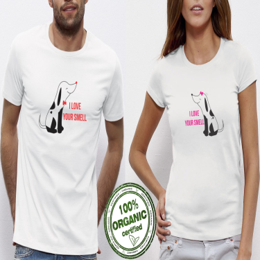 Tricouri pentru cupluri Dogs in Love Tricouri pentru cupluri Dogs in Love