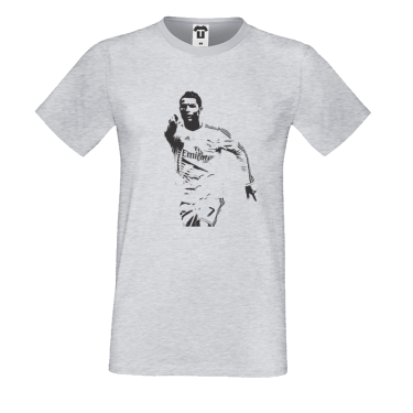 Tricou de barbati gri Ronaldo