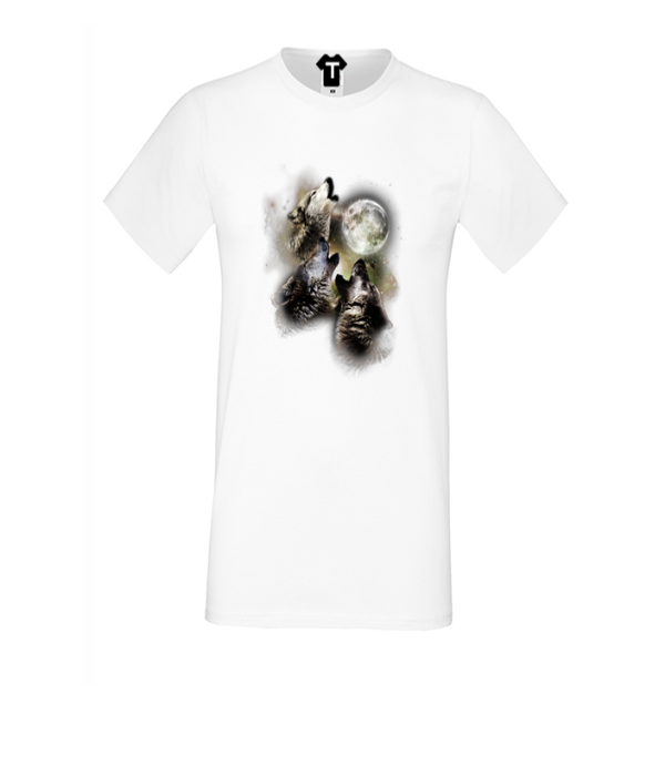 Tricou de barbat alb cu imprimeu Tricou de barbat alb cu imprimeu