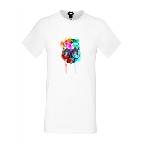 Tricou de barbat alb cu imprimeu