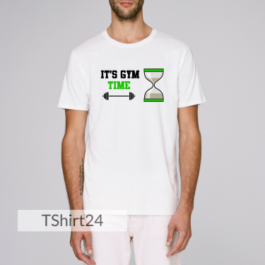 Tricou de barbat din bumbac organic It's Gym Time