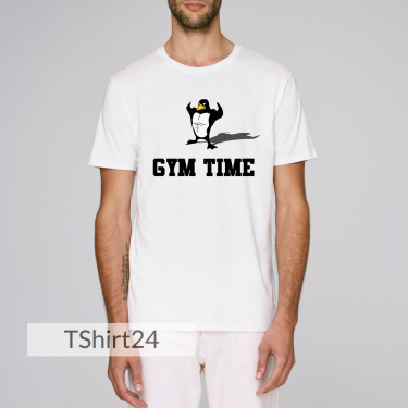 Tricou de barbat din bumbac organic Gym Time Tricou de barbat din bumbac organic Gym Time