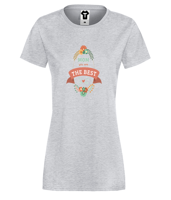 Tricou de dama gri Mom You Are The Best