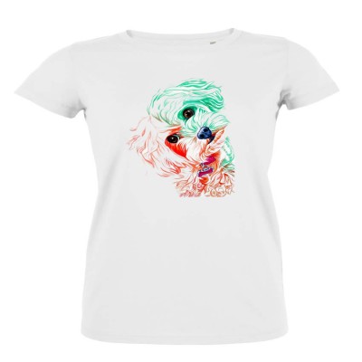 Tricou de dama Cute Dog