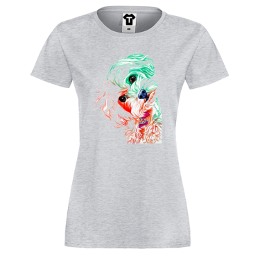 Tricou de dama  Cute Dog