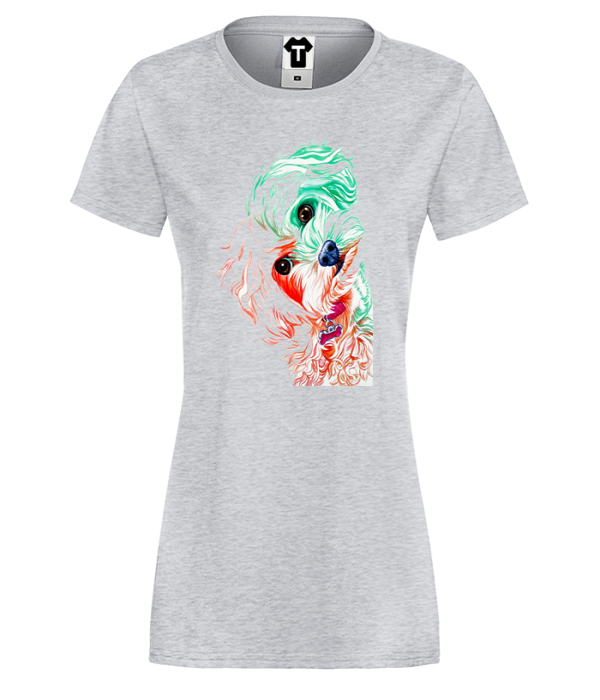 Tricou de dama Cute Dog Tricou de dama Cute Dog