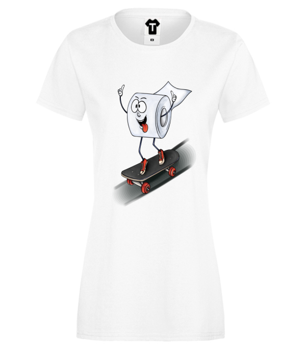 Tricou de dama din bumbac organic Crazy Roll Tricou de dama din bumbac organic Crazy Roll