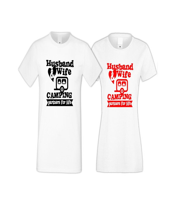 Tricouri pentru cupluri Camping Couplе Tricouri pentru cupluri Camping Couplе