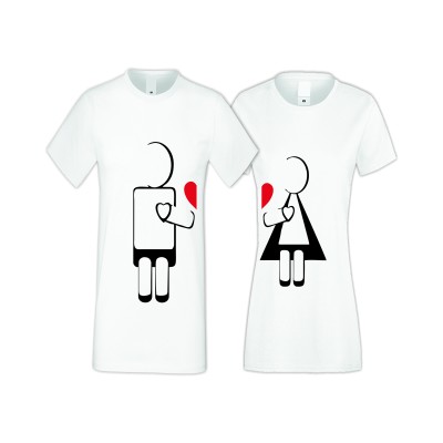 Tricouri pentru cupluri ROBOT LOVE 
