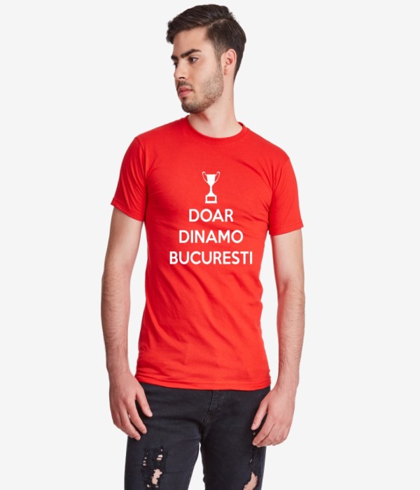 Tricou de barbat negru Doar Dinamo Bucuresti Tricou de barbat negru Doar Dinamo Bucuresti