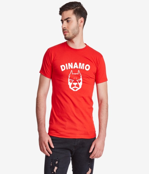 Tricou de barbat rosu Dinamo Dog