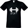 Tricou de barbati Beast Negru