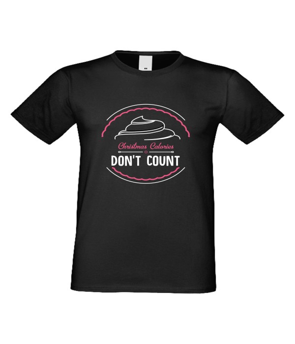Tricou de barbati Christmas calories Negru Tricou de barbati Christmas calories Negru