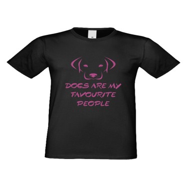 Tricou de barbati Dogs are my Favourite People 2 Negru Tricou de barbati Dogs are my Favourite People 2 Negru