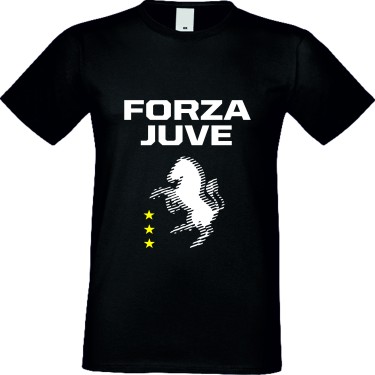 Tricou de barbati Forza Juventus Negru Tricou de barbati Forza Juventus Negru