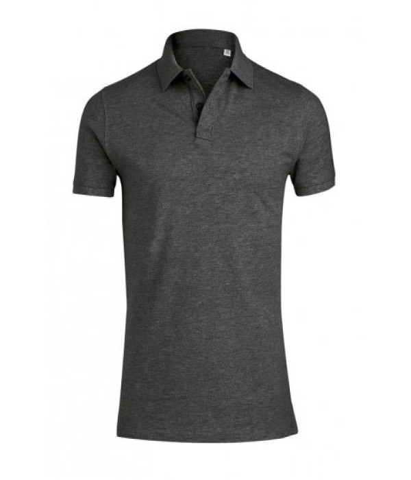 Tricou/Camasa de barbati Polo din 100% bumbac organic gri inchis
