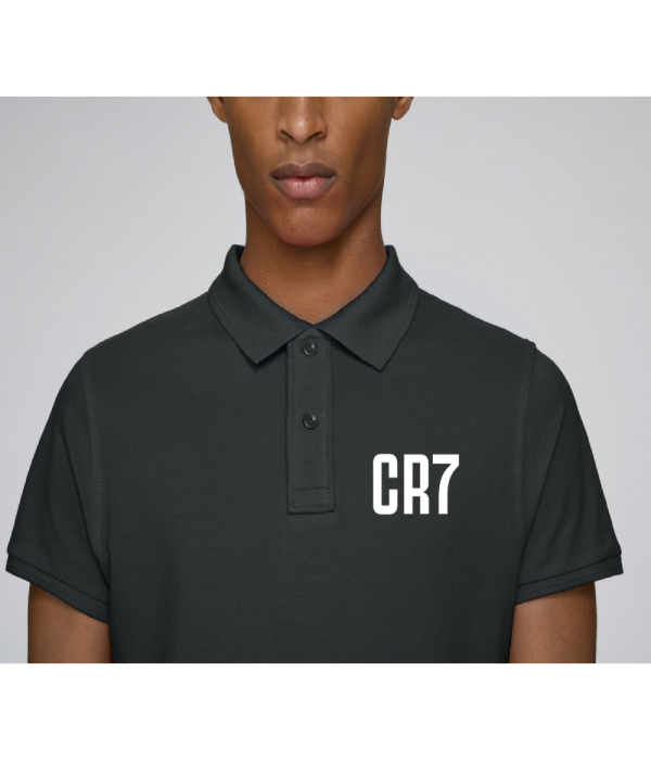 Tricou/Camasa de bartati Polo din 100% bumbac organic alb CR7 Tricou/Camasa de bartati Polo din 100% bumbac organic alb CR7