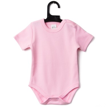 Body bebelusi cu maneca scurta roz