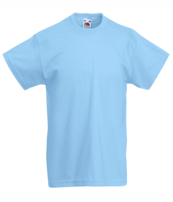 Tricou de copii albastru deschis 