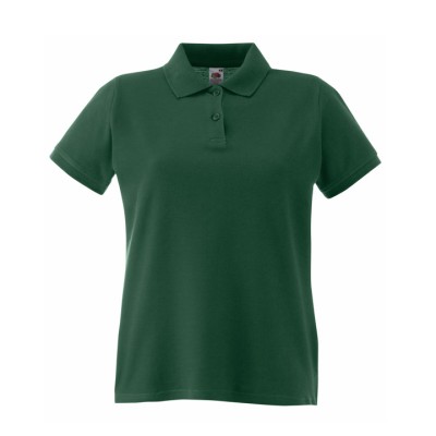 Tricou/Camasa stil Polo de dama 100% bumbac verde din padure