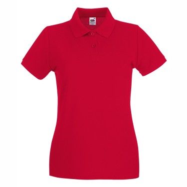 Tricou/Camasa stil Polo de dama 100% bumbac rosu
