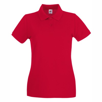Tricou/Camasa stil Polo de dama 100% bumbac rosu