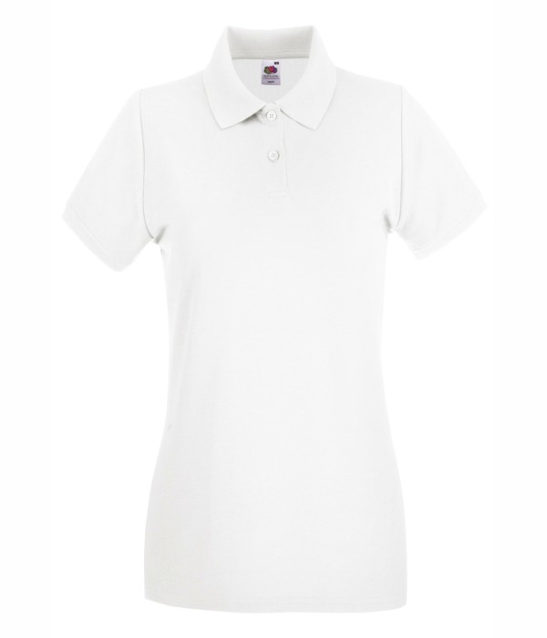 Tricou/Camasa stil Polo de dama 100% bumbac alb