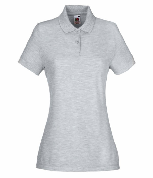 Tricou/Camasa stil Polo de dama din bumbac si poliester gri Tricou/Camasa stil Polo de dama din bumbac si poliester gri