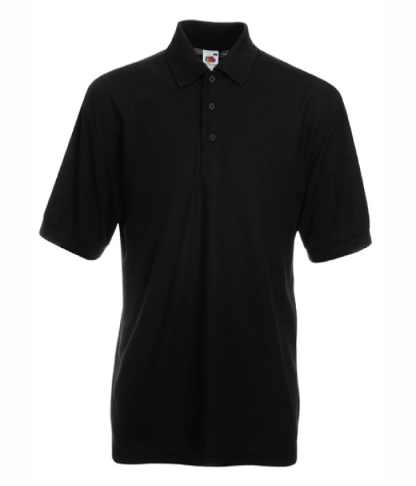 Tricou/Camasa stil Polo de barbat din bumbac si poliester negru Tricou/Camasa stil Polo de barbat din bumbac si poliester negru