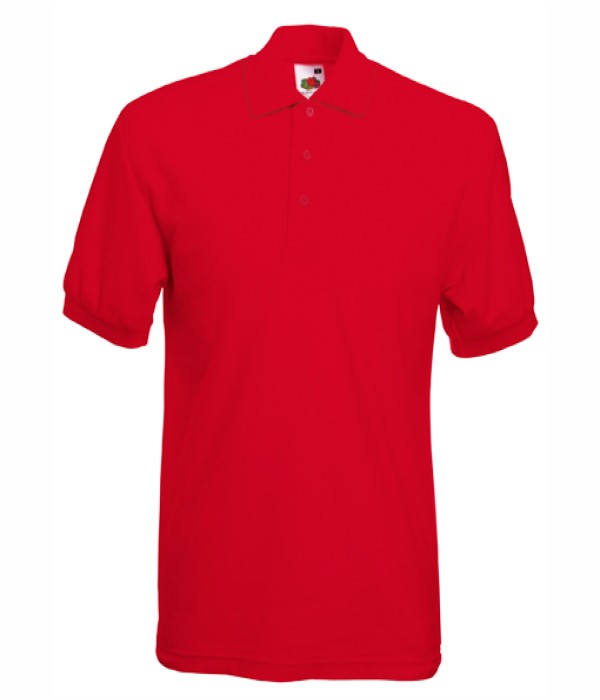 Tricou/Camasa stil Polo de barbat din bumbac si poliester rosu Tricou/Camasa stil Polo de barbat din bumbac si poliester rosu