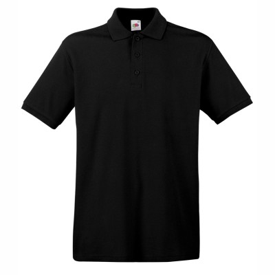 Tricou/Camasa stil Polo de barbat 100% bumbac negru