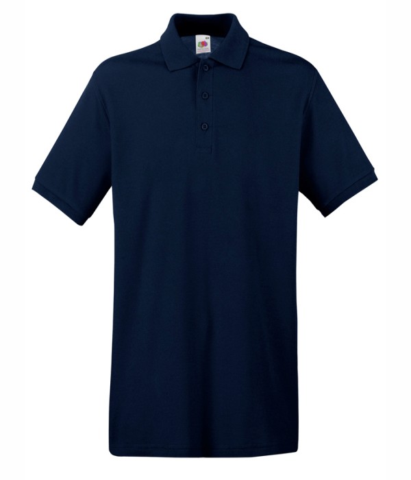 Tricou/Camasa stil Polo de barbat 100% bumbac albastru inchis