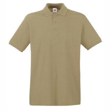 Tricou/Camasa stil Polo de barbat 100% bumbac khakhi