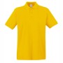 Tricou/Camasa stil Polo de barbat 100% bumbac galben