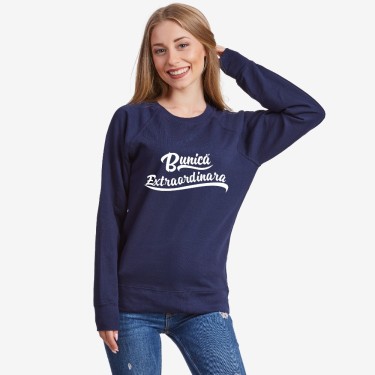 Bluza de dama pe gri sau albastru inchis Bunica Extraordinara
