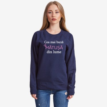 Bluza de dama pe gri sau albastru inchis Cea mai buna Matusa din lume
